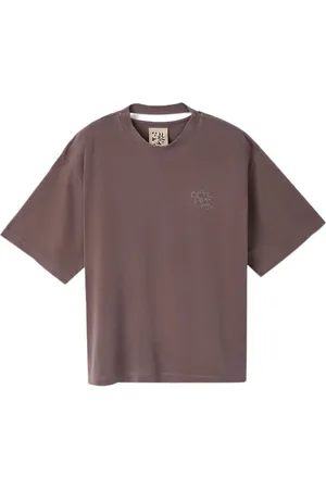 Camper T-Shirt mit Logo-Stickerei