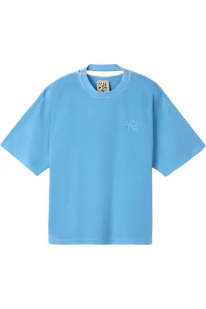 Camper T-Shirt mit Logo-Stickerei