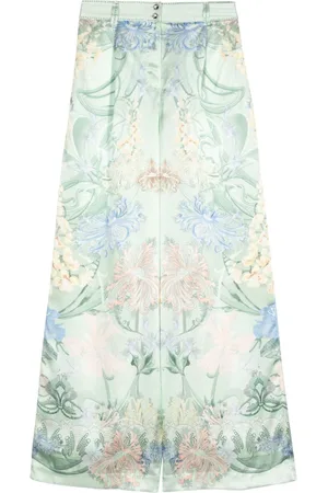 Camilla Seidenhose mit Dreaming in Dutch-Print