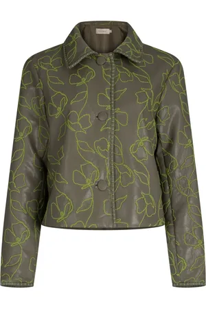 Silvia Tcherassi Columba Jacke mit blumiger Stickerei