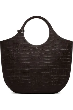 Courrèges Große Holy Handtasche mit Kroko-Optik