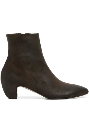 MARSÈLL Wildlederstiefel mit spitzer Kappe