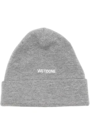 We11 Done Beanie mit Logo-Stickerei