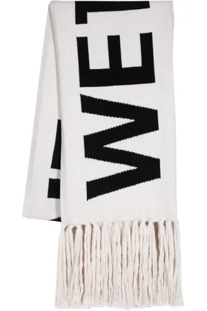 We11 Done Schal mit Logo-Jacquard