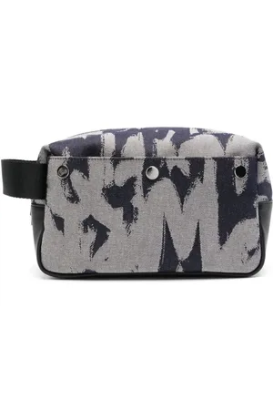 Alexander McQueen Kulturbeutel mit Logo-Print