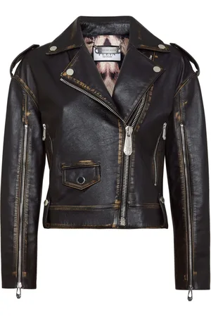 Philipp Plein Bikerjacke mit Logo