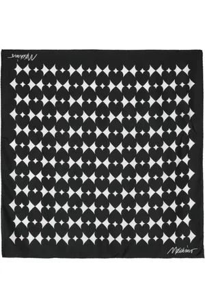 Moschino Seidenschal mit Herz-Print