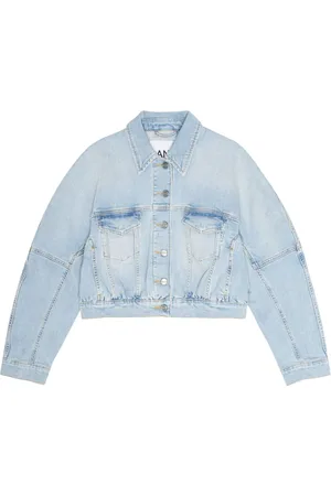 Ganni Gekürzte Jeansjacke