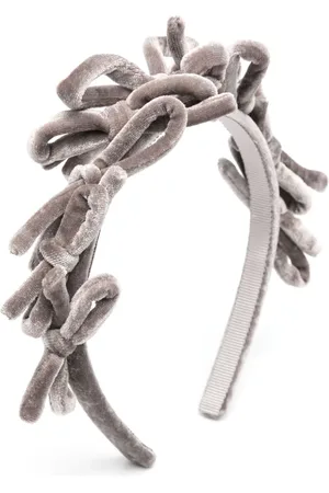 MONNALISA Stirnband aus Samt mit Schleife
