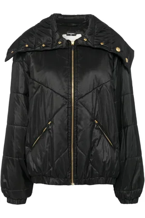CHANEL 1990-2000 gesteppte Jacke mit Reißverschluss
