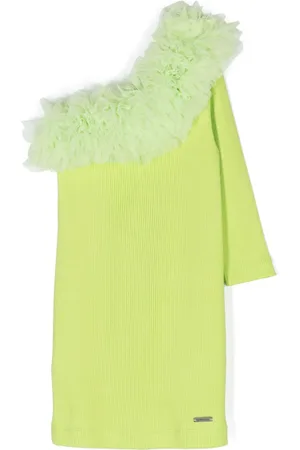 MONNALISA Geripptes One-Shoulder-Stricktop