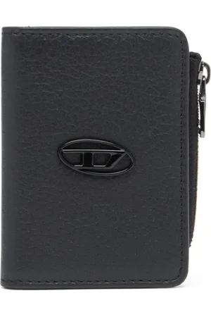Diesel Portemonnaie mit Logo-Schild