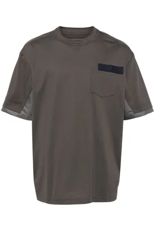 SACAI T-Shirt mit Einsätzen