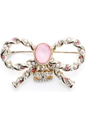 CHANEL 2023 CC Ribbon Brosche