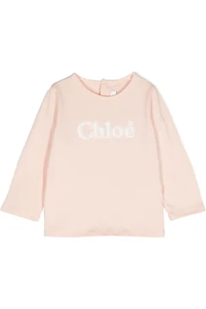 Chloé T-Shirt mit Logo-Stickerei
