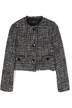 MONNALISA Cropped-Jacke aus Tweed