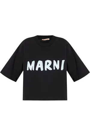 Marni T-Shirt mit Logo-Print