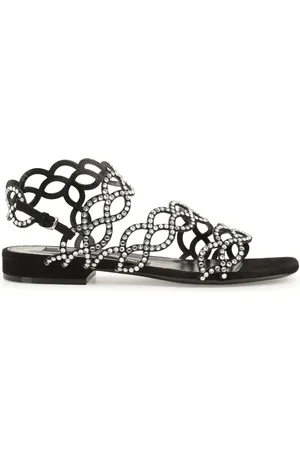 Sergio Rossi Sr Mermaid Sandalen mit Kristallen