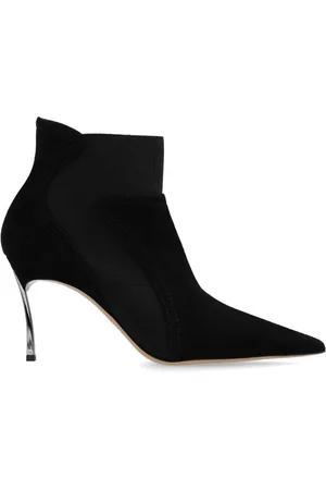 Casadei Wildlederstiefel mit spitzer Kappe