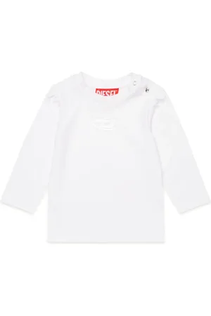 Diesel Langarmshirt mit Logo-Verzierung