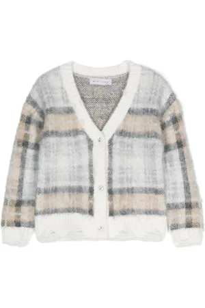 MONNALISA Karierter Cardigan
