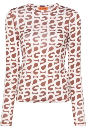 STINE GOYA Juno T-Shirt mit Logo-Print