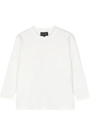 Emporio Armani T-Shirt mit Logo-Stickerei