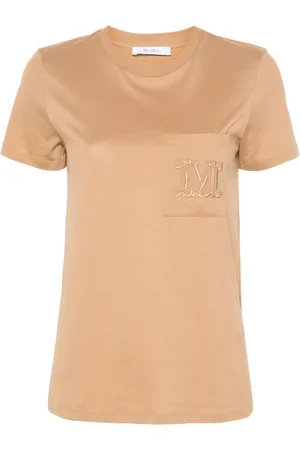 Max Mara Papaia T-Shirt mit Logo-Stickerei