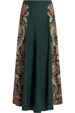 Etro Seidenrock mit Paisley-Print