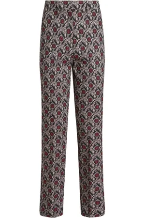 Etro Zigarettenhose aus Jacquard