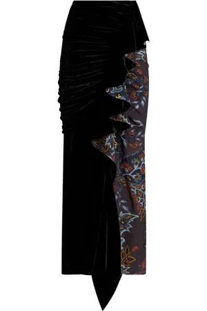 Etro Asymmetrischer Rock mit Paisley-Print