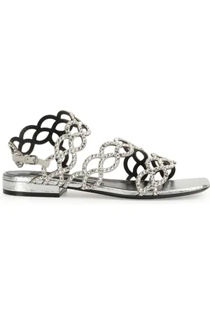 Sergio Rossi Sr Mermaid Sandalen mit Kristallen