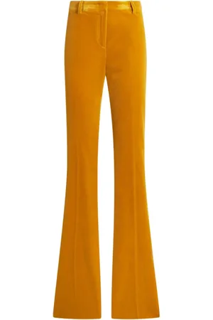 Etro Ausgestellte Hose aus Samt