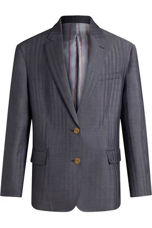 Etro Oversized-Jacke mit gravierten Logo-Knöpfen