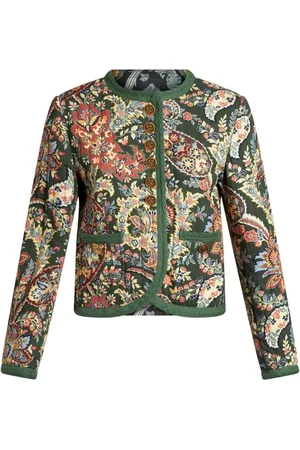 Etro Plissierte Cropped-Jacke