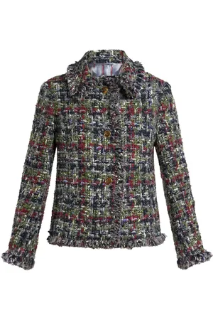 Etro Tweed-Jacke mit Fransen