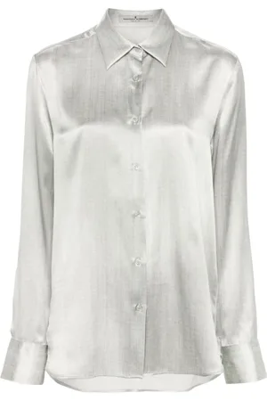 ERMANNO SCERVINO Seidenhemd mit Web-Print