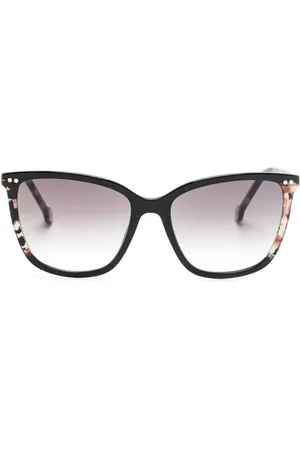 Carolina Herrera Sonnenbrille mit eckigem Gestell