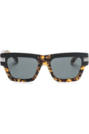 VERSACE Eckige Sonnenbrille mit Medusa-Kopf