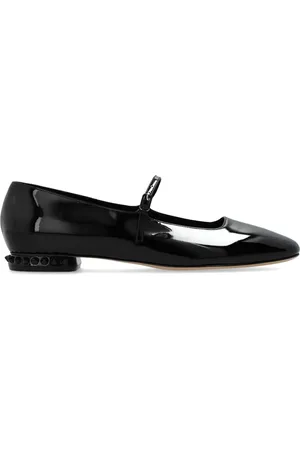 Casadei Ballerinas mit Nietenverzierung