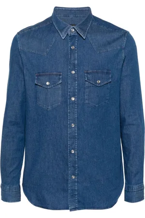 Tom Ford Jeanshemd im Western-Look