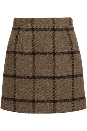 Patou Minirock aus Tweed
