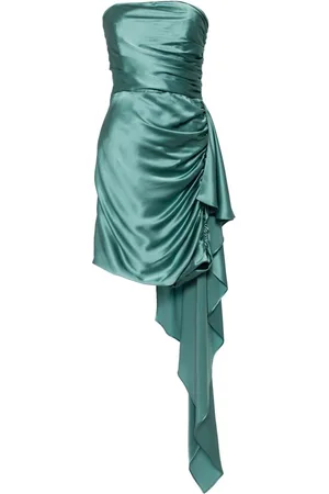 Michelle Mason Drapiertes Minikleid aus Seide