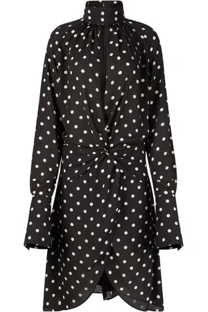 Nina Ricci Midikleid mit Polka Dots