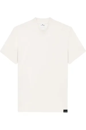 Courrèges Volcano T-Shirt mit Logo-Applikation