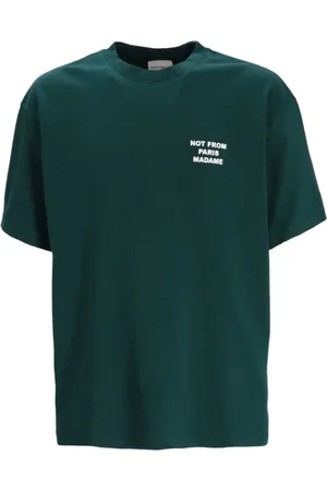 Drôle de Monsieur T-Shirt mit Slogan-Print
