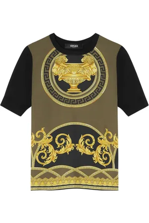 VERSACE La Coupe des Dieux T-Shirt mit Einsätzen