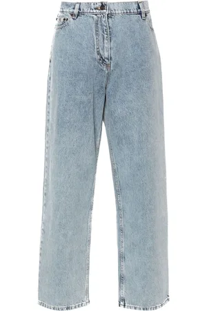 MAGDA BUTRYM Ausgeblichene Straight-Leg-Jeans