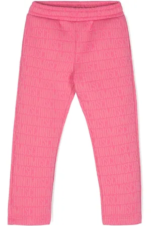 Moschino Gerade Hose mit Intarsien-Logo