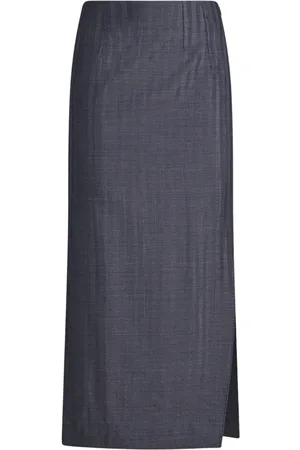 Etro Gestreifter Jacquard-Bleistiftrock aus Wolle